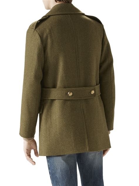 gucci peacoat mens jacket|Men .